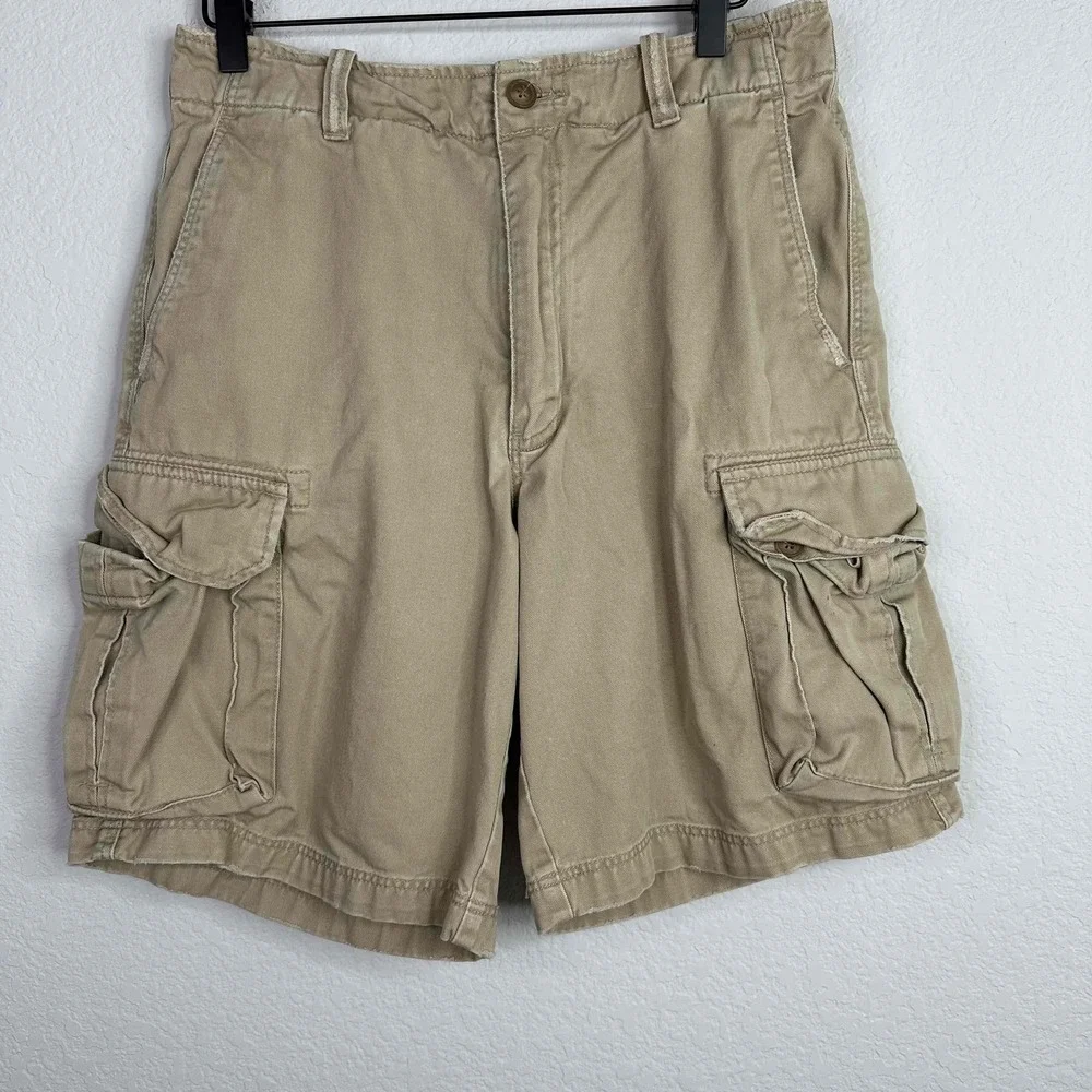 J‎ Crew Shorts 30 Brown Khaki Cargo Pockets Casual Outdoor Utility Gorpcore
